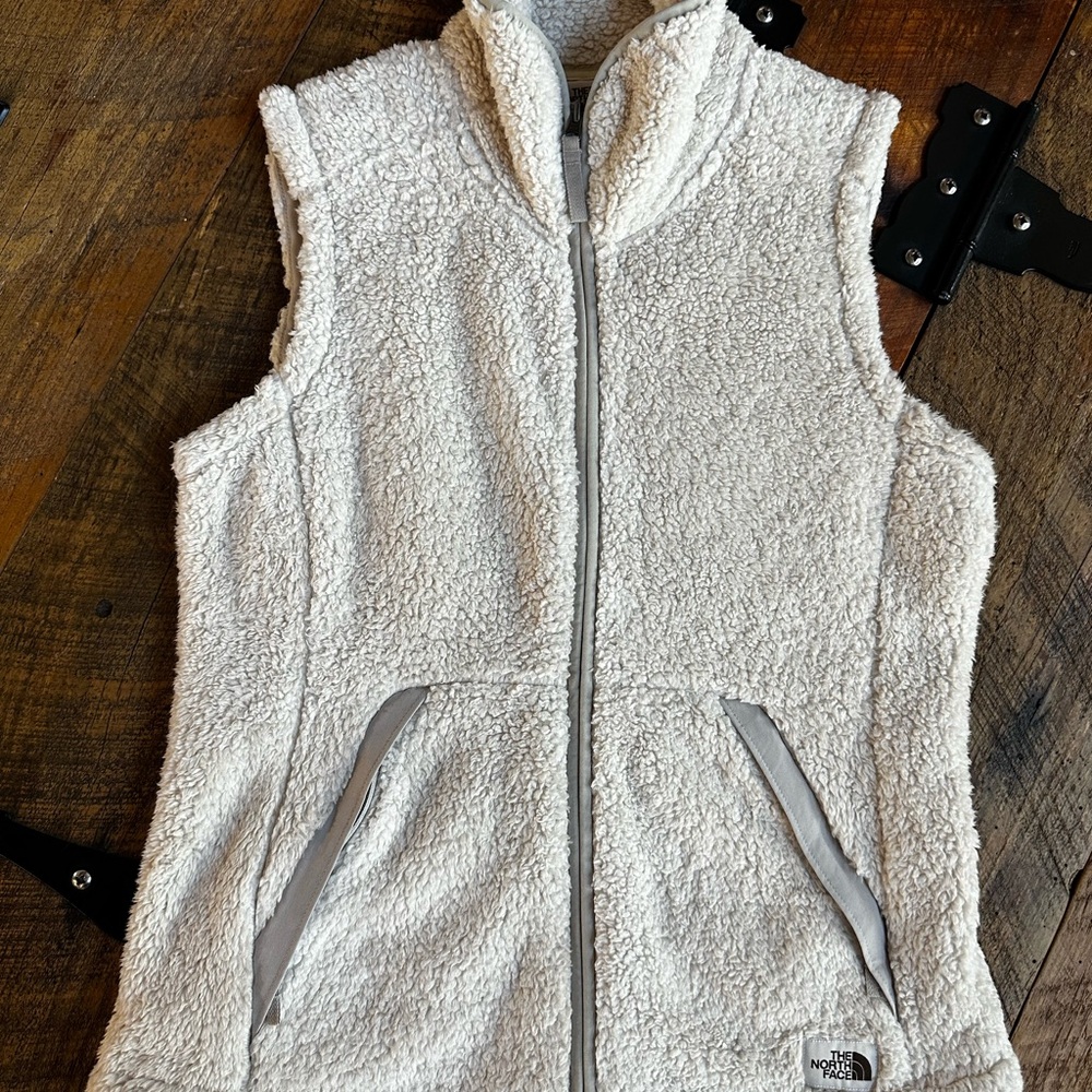 The North Face Cream Sherpa Fleece